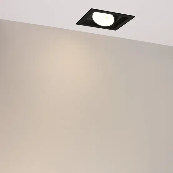 Фото #5 товара Светильник MS-VORTEX-BUILT-S140x140-30W Warm3000 (BK-BK, 30 deg, 230V) (Arlight, IP20 Металл, 5 лет)