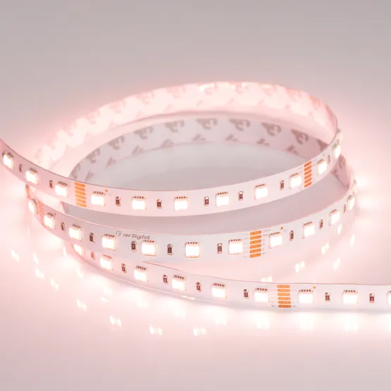 Фото #5 товара Светодиодная лента RT-B60-12mm 24V RGBW-MIX-5-in-1 (20 W/m, IP20, 5060, 5m) (Arlight, RGB-CCT, RGB-MIX, RGB-White MIX)
