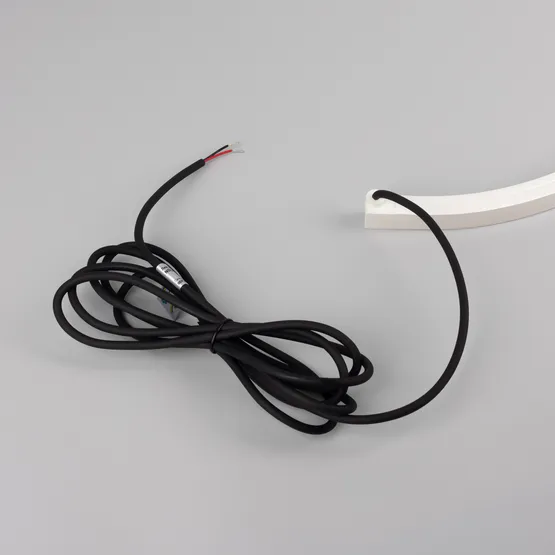 Фото #4 товара Светодиодная лента герметичная NOVA-TOP-PU-A120-16x15mm 24V Warm3500 (10 W/m, IP68, 5m, wire x2) (Arlight, Полиуретан)