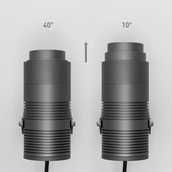 Фото #5 товара Светильник ALT-RAY-ZOOM-R89-25W Warm3000 (DG, 10-40 deg, 230V) (Arlight, IP67 Металл, 3 года)