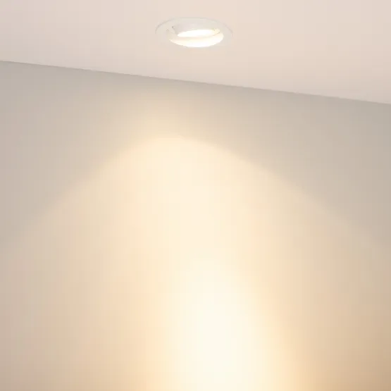 Фото #6 товара Светильник MS-VORTEX-BUILT-R90-12W Warm3000 (WH-WH, 20 deg, 230V) (Arlight, IP20 Металл, 5 лет)