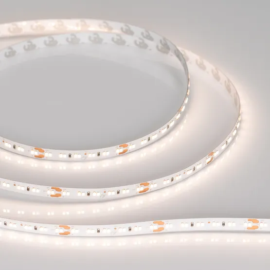 Фото #3 товара Светодиодная лента MICROLED-5000 24V White-CDW 8mm (2216, 240 LED/m, Bipolar) (Arlight, 9.6 Вт/м, IP20)