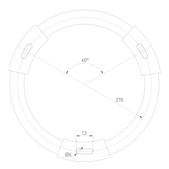 Фото #6 товара Светильник SP-RONDO-R600-60W Warm3000 (WH, 120 deg, 230V) (Arlight, IP40 Металл, 3 года)