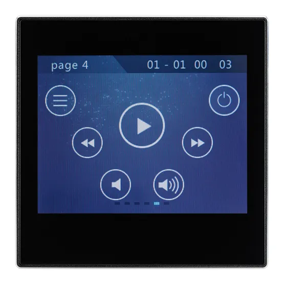 Фото #6 товара Панель Sens SR-KN3521-IN Black (KNX, MULTI) (Arlight, -)