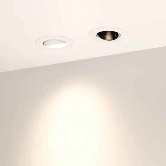 Фото #5 товара Светильник MS-FORECAST-BUILT-TURN-R82-8W Warm3000 (WH-BK, 32 deg, 230V) (Arlight, IP20 Металл, 5 лет)