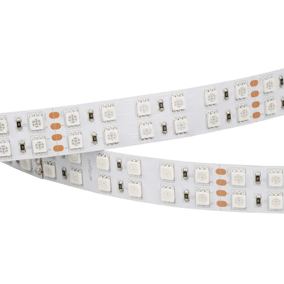 Фото #3 товара Светодиодная лента RT-B144-19mm 24V RGB (34.4 W/m, IP20, 5060, 5m) (Arlight, Открытый)