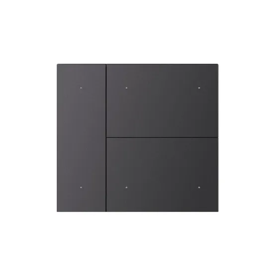 Фото #3 товара INTELLIGENT ARLIGHT Накладка панели KNX-23-3G-SUF Dark Grey (Backlight) (IARL, IP20 Металл, 2 года)