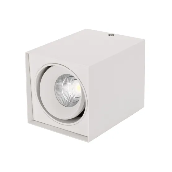 Фото #3 товара Светильник SP-CUBUS-S100x100WH-11W White 40deg (Arlight, IP20 Металл, 3 года)