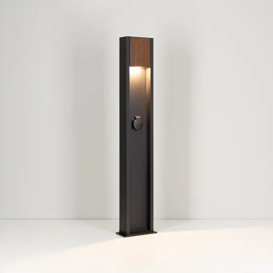 Фото #2 товара Светильник LGD-SEKVOYA-BOLL-SOCKET-H900-11W Warm3000 (BK, 120 deg, 230V) (Arlight, IP54 Металл, 3 года)