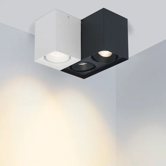 Фото #4 товара Светильник SP-CUBUS-S100x100WH-11W White 40deg (Arlight, IP20 Металл, 3 года)