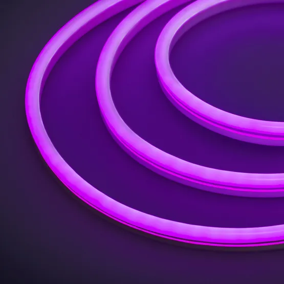 Фото #2 товара Гибкий неон GALAXY-1608-5000CFS-2835-100 12V Purple (16x8mm, 12W, IP67) (Arlight, 12 Вт/м, IP67)