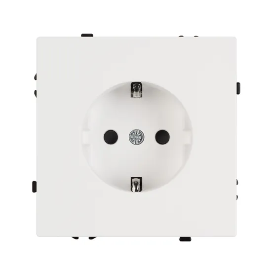 Фото #2 товара Механизм электрической розетки SCT-NOBE-MEU1-SFPL-WH (230V, 16A) (Arlight, Белый кварц)