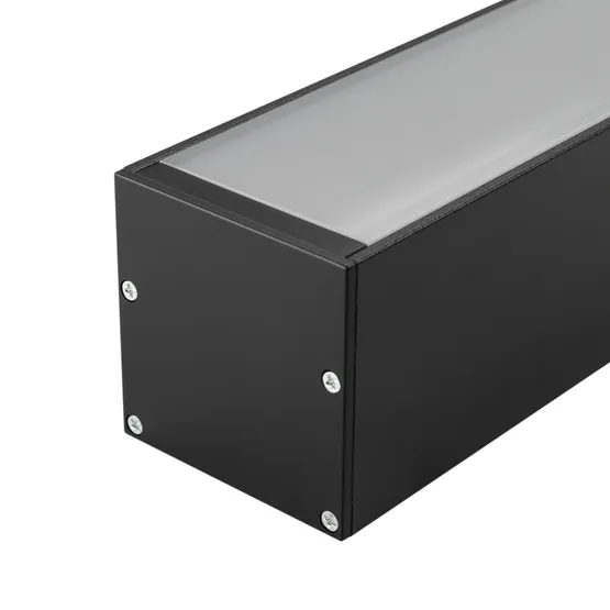 Фото #3 товара Профиль с экраном SL-LINE-5050-2500 BLACK+OPAL (Arlight, Алюминий)