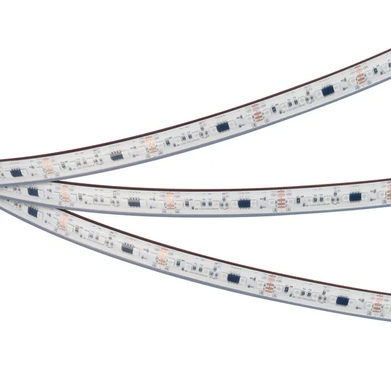 Фото #4 товара Светодиодная лента герметичная SPI-PS-A120-12mm 24V RGB-PX6-BPT (23 W/m, IP67, 2835, 5m) (Arlight, бегущий огонь)