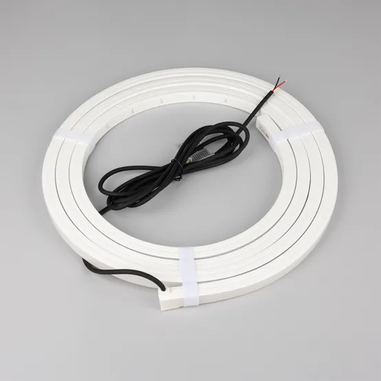 Фото #2 товара Светодиодная лента герметичная NOVA-TOP-PU-A120-16x15mm 24V White7200 (10 W/m, IP68, 3m, wire x1) (Arlight, Полиуретан)