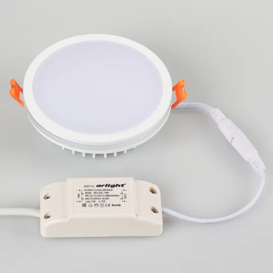 Фото #3 товара Светодиодная панель LTD-115SOL-15W Day White (Arlight, IP44 Пластик, 3 года)