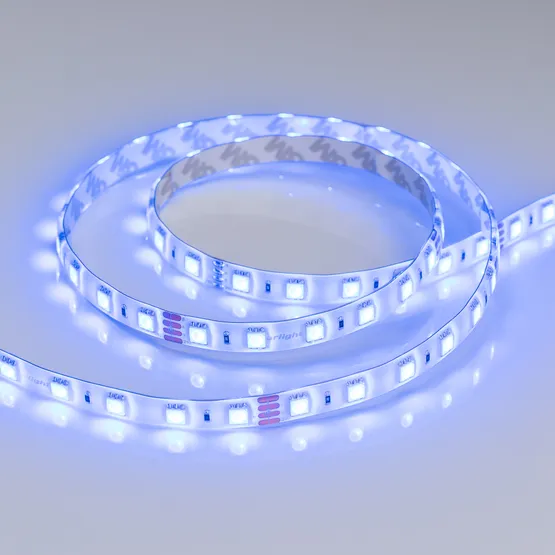 Фото #4 товара Светодиодная лента герметичная RTW-SE-B60-10mm 24V RGB (14.4 W/m, IP65, 5060, 5m) (Arlight, -)