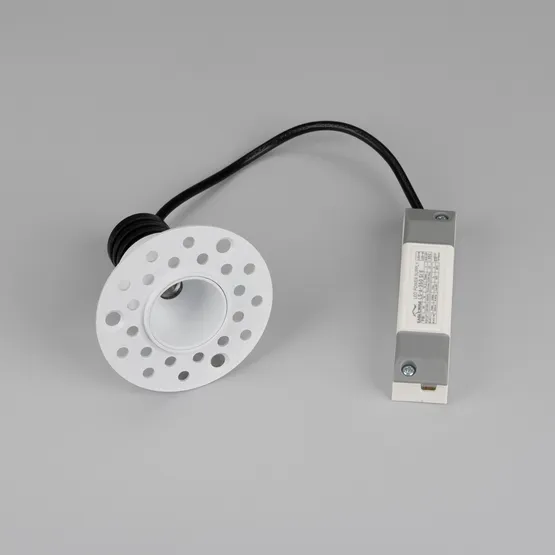 Фото #5 товара Светильник MS-INVISIO-TRIMLESS-R35-5W Warm2700 (WH-WH, 36 deg, 230V) (Arlight, IP54 Металл, 5 лет)