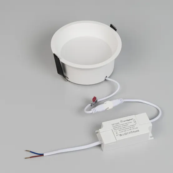Фото #3 товара Светильник MS-BREEZE-BUILT-R125-16W Day4000 (WH, 90 deg, 230V) (Arlight, IP20 Металл, 3 года)