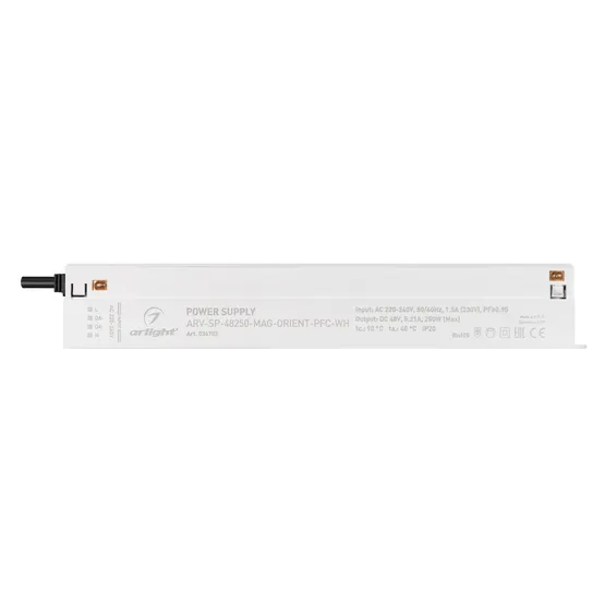 Фото #3 товара Блок питания ARV-SP-48250-MAG-ORIENT-PFC-WH (48V, 5.21A, 250W) (Arlight, IP20 Пластик, 5 лет)