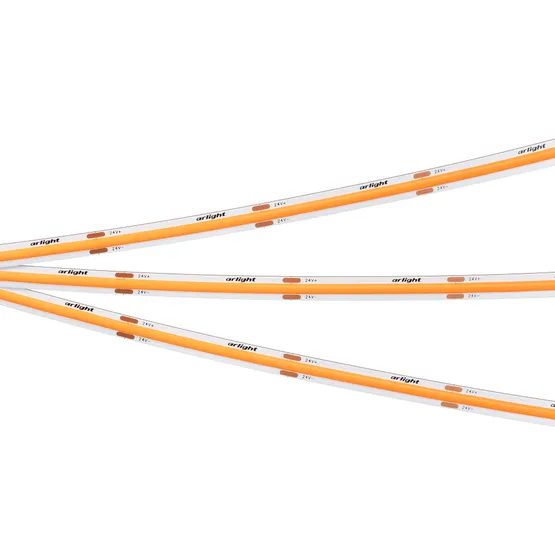 Фото #2 товара Светодиодная лента COB-X480-8mm 24V Orange (8 W/m, IP20, 5m) (Arlight, -)