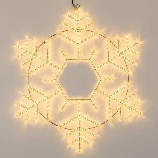 Фото #4 товара Фигура светодиодная ARD-SNOWFLAKE-M10-1000x900-504LED Warm (230V, 31W) (Ardecoled, IP65, 1 год)
