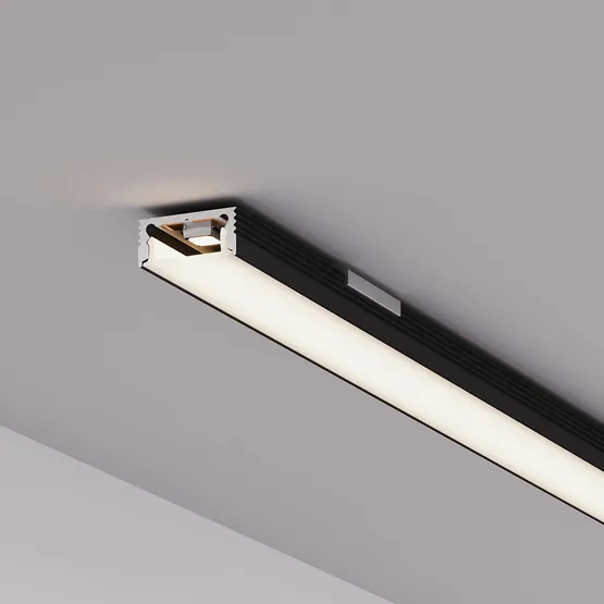 Фото #5 товара Профиль SL-SLIM-H7-2000 BLACK (BY) (Arlight, Алюминий)