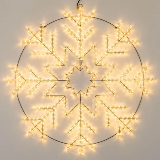 Фото #2 товара Фигура светодиодная ARD-SNOWFLAKE-M8-950x950-540LED Warm (230V, 33W) (Ardecoled, IP65, 1 год)