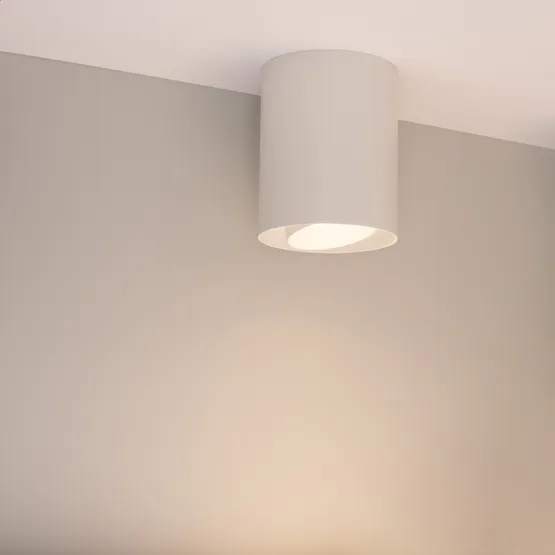 Фото #3 товара Светильник SP-FOCUS-R132-24W Warm3000 (WH, 24 deg, 230V) (Arlight, IP54 Металл, 5 лет)