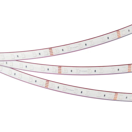 Фото #2 товара Светодиодная лента герметичная RTW-PFS-B60-13mm 24V RGB (14.4 W/m, IP68, 5060, 5m) (Arlight, 14.4 Вт/м, IP68)