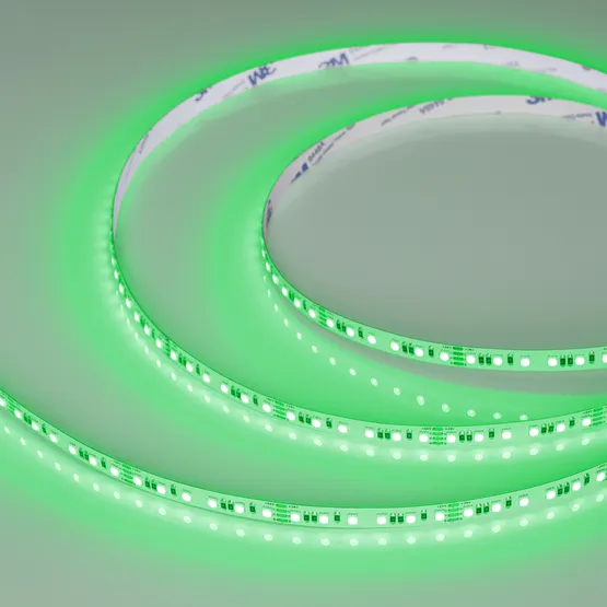 Фото #5 товара Светодиодная лента RT-A120-8mm 24V RGB (12 W/m, IP20, 2835, 5m) (Arlight, 5 лет)