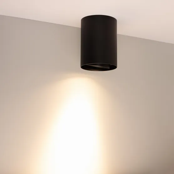 Фото #2 товара Светильник SP-FOCUS-R110-18W Warm3000 (BK, 15 deg, 230V) (Arlight, IP54 Металл, 5 лет)