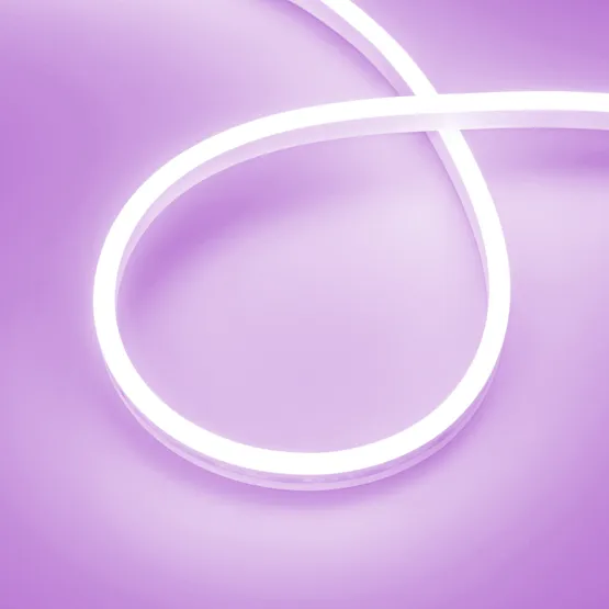Фото #1 товара Светодиодная лента герметичная AURORA-PS-A120-12x6mm 24V Purple (10 W/m, IP65, 2835, 5m) (Arlight, Силикон, 2 года)