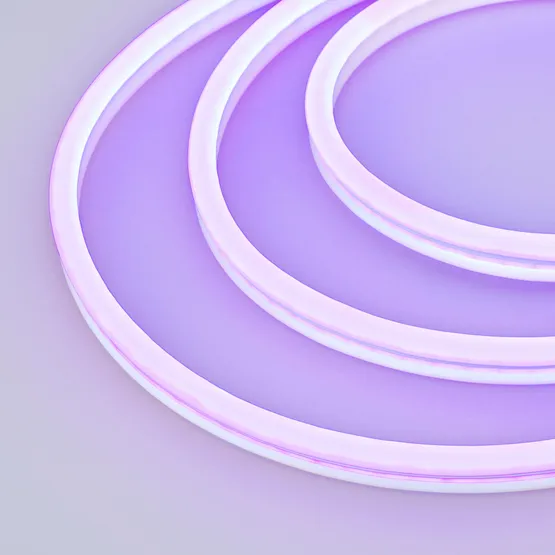Фото #1 товара Гибкий неон GALAXY-1608-5000CFS-2835-100 12V Purple (16x8mm, 12W, IP67) (Arlight, 12 Вт/м, IP67)