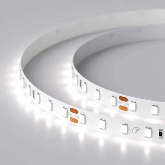 Фото #4 товара Светодиодная лента RT 2-5000 24V White6000 1.6x (2835, 490 LED, PRO) (Arlight, 10 Вт/м, IP20)