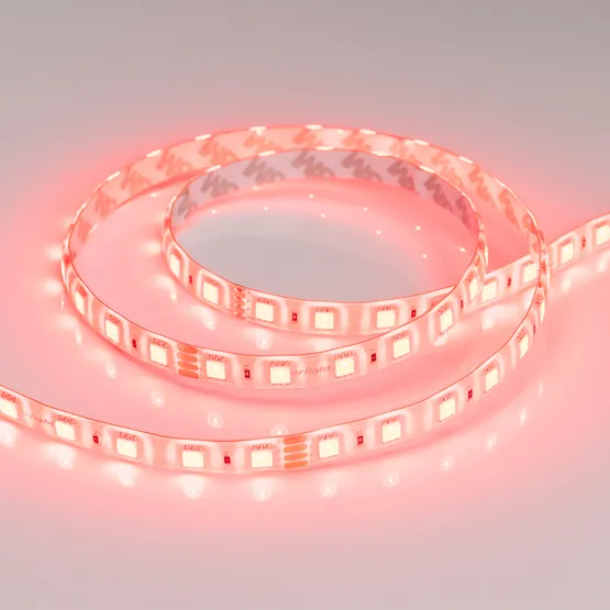 Фото #3 товара Светодиодная лента герметичная RTW-SE-B60-10mm 24V RGB (14.4 W/m, IP65, 5060, 5m) (Arlight, -)