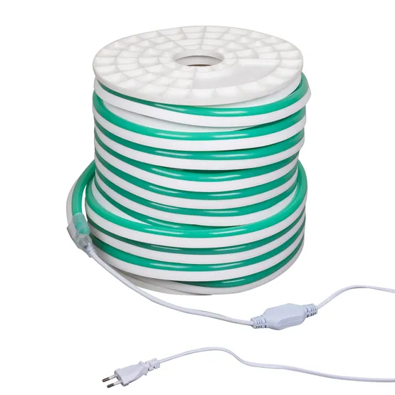Фото #3 товара Гибкий неон ARL-CF2835-Classic-220V Green (26x15mm) (Arlight, 8 Вт/м, IP65)