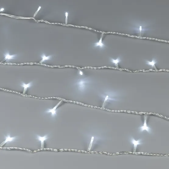 Фото #3 товара Светодиодная гирлянда ARD-STRING-HOME-5000-CLEAR-50LED-FLASH WHITE (230V, 3.5W) (Ardecoled, IP65, 1 год)