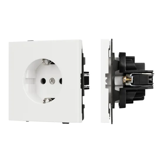 Фото #1 товара Механизм электрической розетки SCT-TENDO-MEU1-SFPL-WH (230V, 16A) (Arlight, Матовый белый)