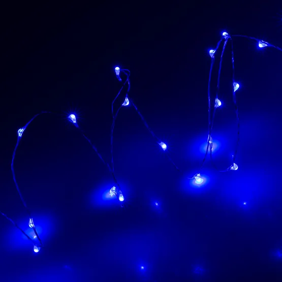 Фото #2 товара Светодиодная нить WR-5000-12V-Blue (1608, 100LED) (Arlight, IP65)