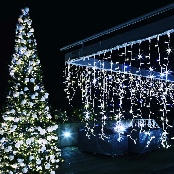 Фото #4 товара Светодиодная гирлянда ARD-EDGE-PRO-4000x600-WHITE-128LED-STD WHITE (230V, 8W) (Ardecoled, IP65, 2 года)