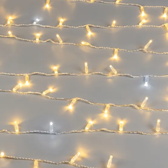 Фото #4 товара Светодиодная гирлянда ARD-STRING-CLASSIC-10000-CLEAR-100LED-FLASH WARM (230V, 7W) (Ardecoled, IP65, 1 год)