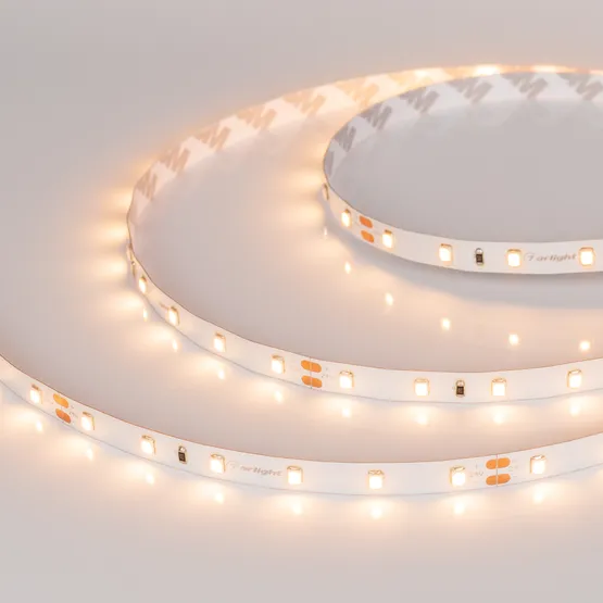 Фото #3 товара Светодиодная лента RT 2-5000 24V SUN Warm2700 (2835, 60 LED/m, LUX) (Arlight, 7.2 Вт/м, IP20)