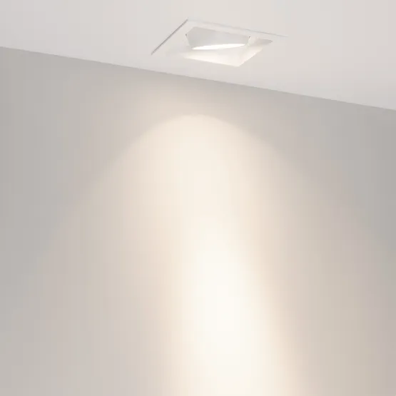 Фото #5 товара Светильник MS-VORTEX-BUILT-S140x140-30W Day4000 (WH-WH, 17 deg, 230V) (Arlight, IP20 Металл, 5 лет)