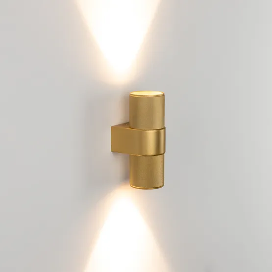 Фото #3 товара Светильник SP-SPICY-WALL-TWIN-S180x72-2x6W Warm3000 (GD, 40 deg) (Arlight, IP20 Металл, 3 года)