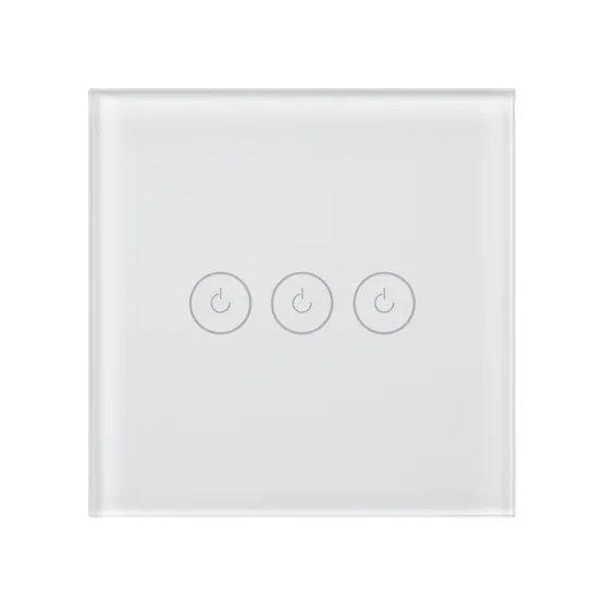 Фото #2 товара Выключатель сенсорный SWT-OMALI-S03-ZB-WH (250V, 10A, Zigbee) (Arlight, Стекло)