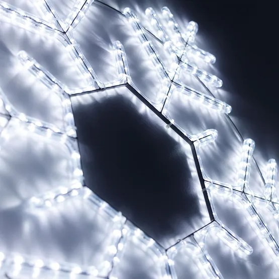 Фото #4 товара Фигура светодиодная ARD-SNOWFLAKE-M10-1000x900-504LED White (230V, 31W) (Ardecoled, IP65, 1 год)