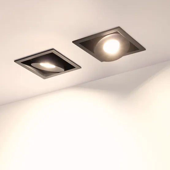 Фото #5 товара Светильник CL-SIMPLE-S80x80-9W Warm3000 (BK, 45 deg) (Arlight, IP20 Металл, 3 года)