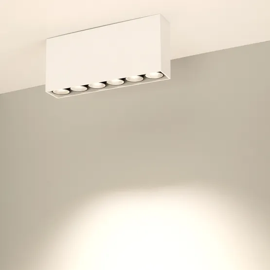 Фото #2 товара Светильник SP-ORIENT-SURFACE-TC-S186x35-15W Warm3000 (WH, 30 deg, 230V) (Arlight, IP20 Металл, 5 лет)