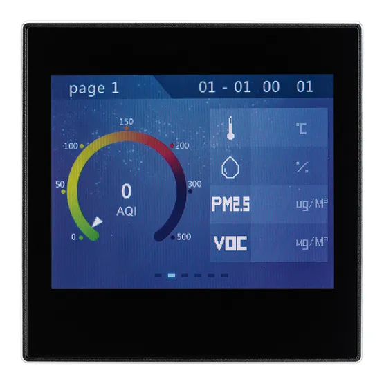 Фото #3 товара Панель Sens SR-KN3521-IN Black (KNX, MULTI) (Arlight, -)